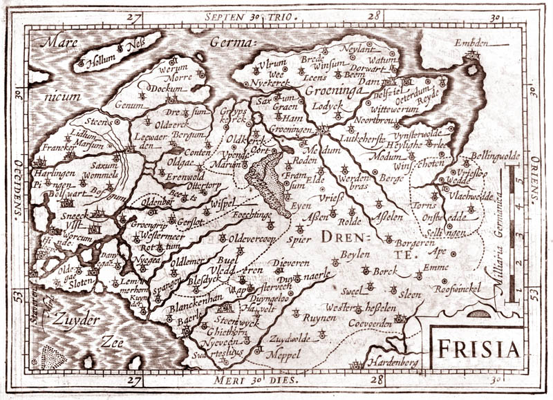 Frisia 1633 Guiccardini, Friesland Groningen Drente